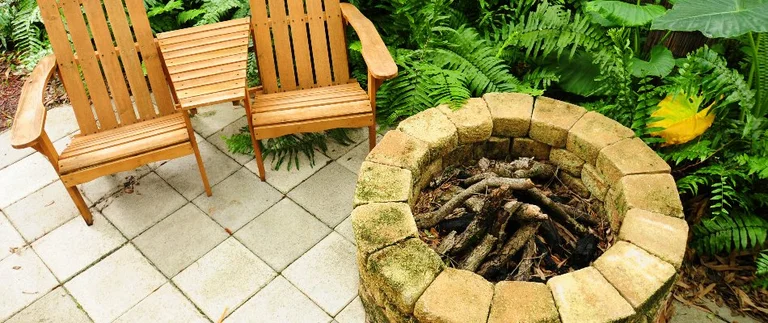 wood burning fire pit