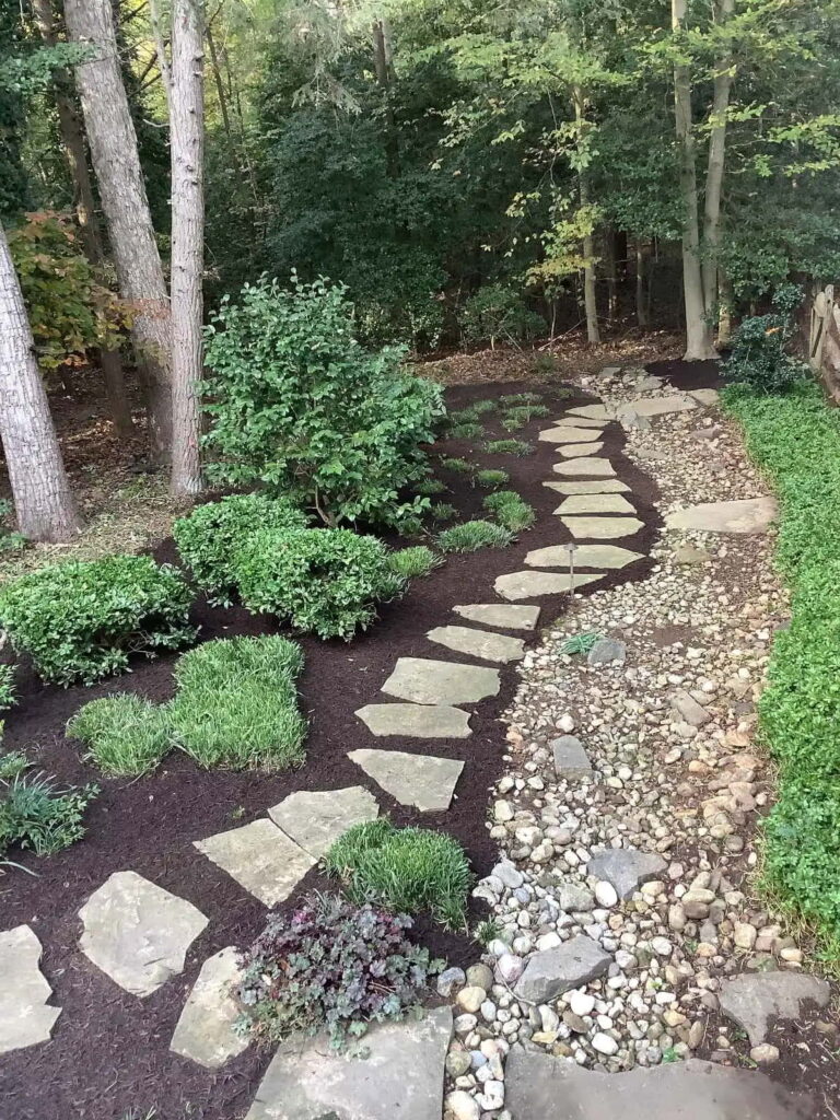 rocks in the garden