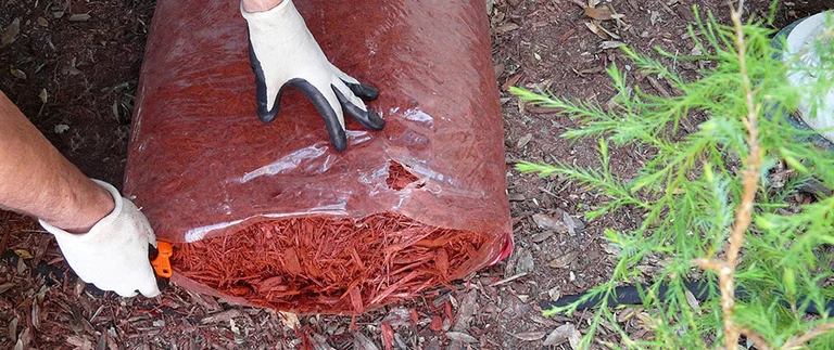 mulch bag cutting