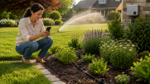 Smart irrigation management on a residential property