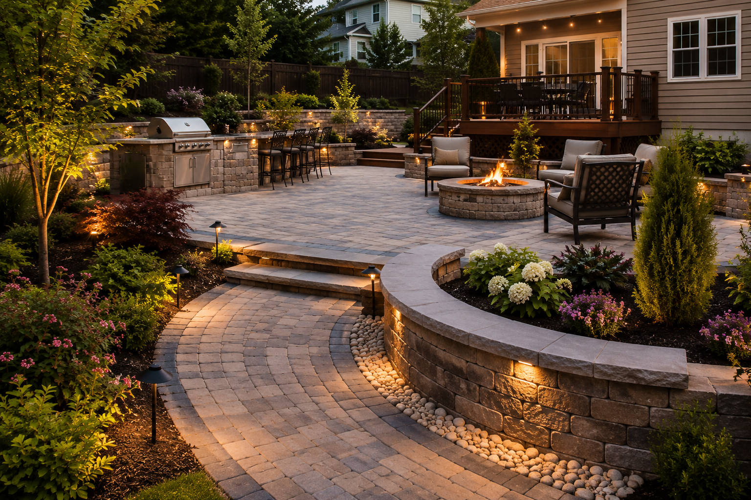 Hardscaping services in Dale City