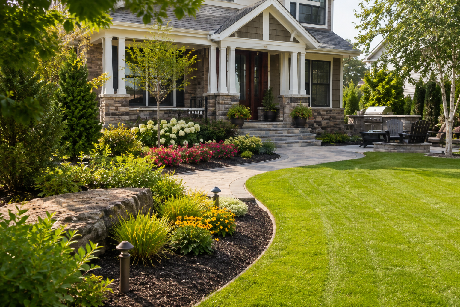 Residential landscaping in Dumfries VA